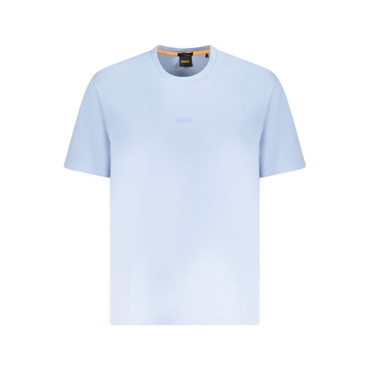 T-shirt homme en coton bleu