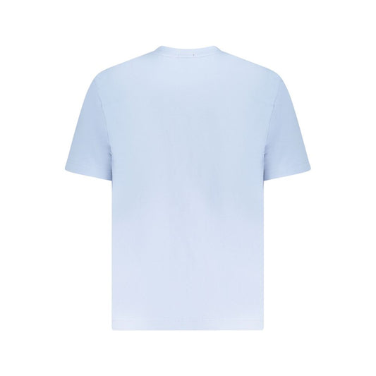 T-shirt homme en coton bleu