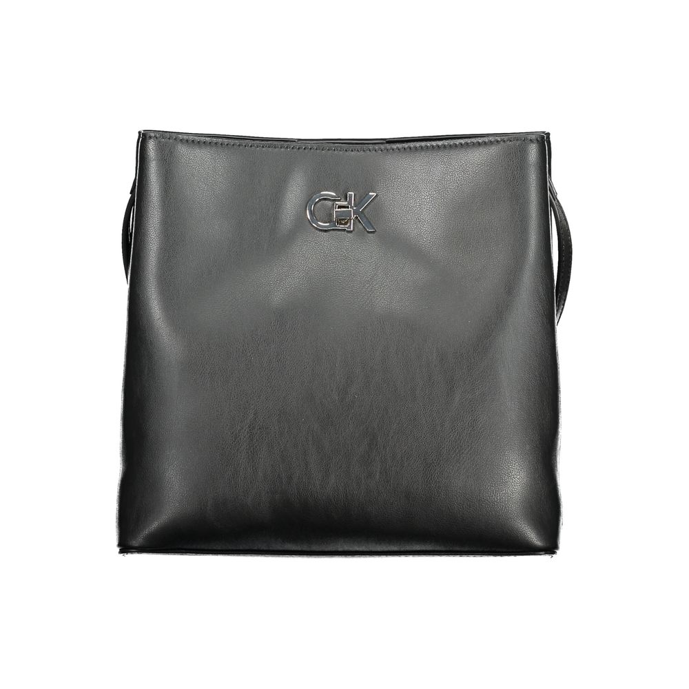 Sac à main en polyester noir