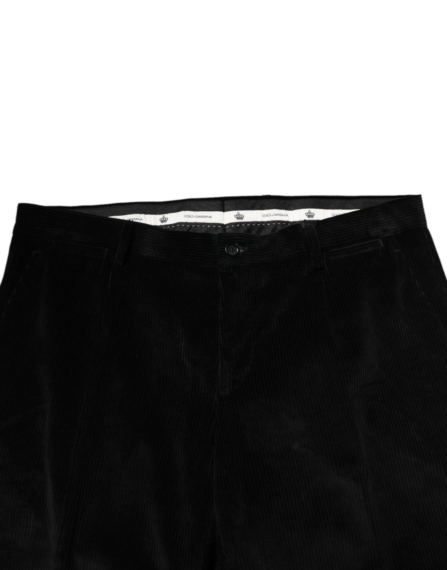 Pantalones formales de vestir para hombre de algodón negro