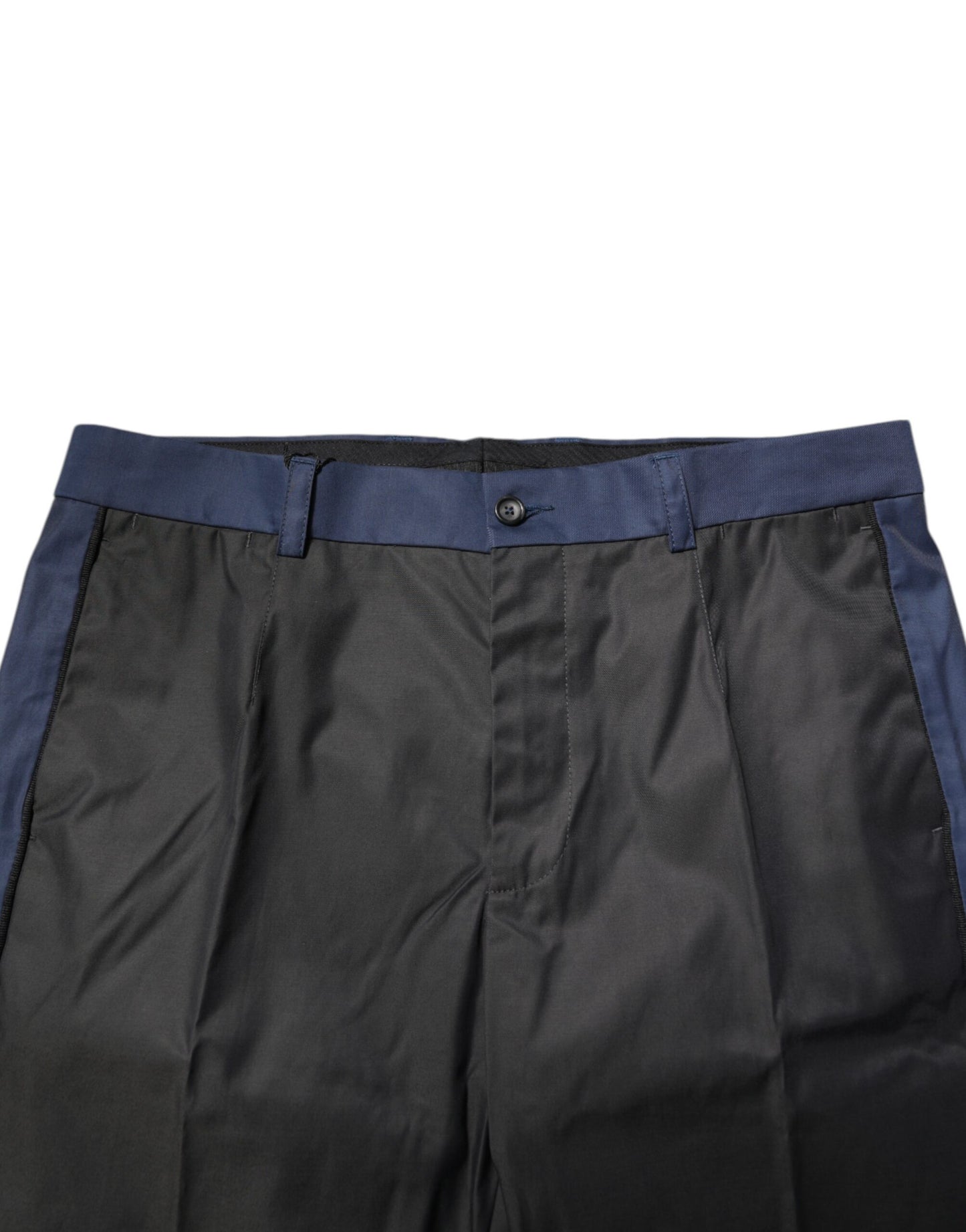 Pantalones chinos 3/4 de algodón gris azulado