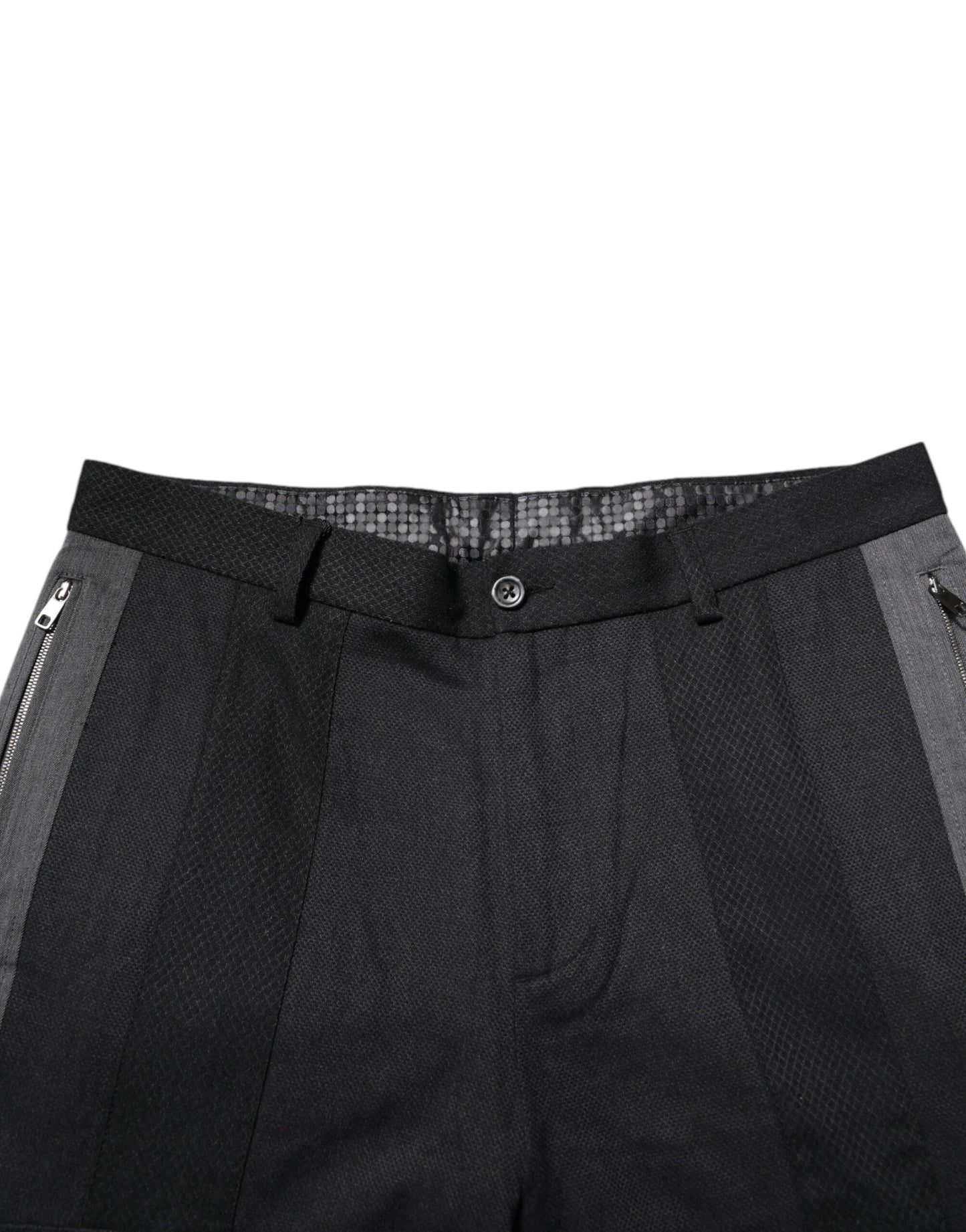 Pantalón formal de vestir de algodón gris negro