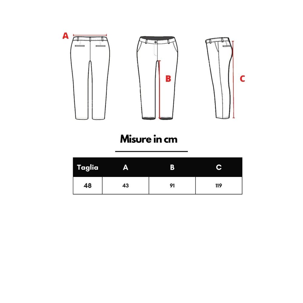 Pantalón cargo de algodón negro