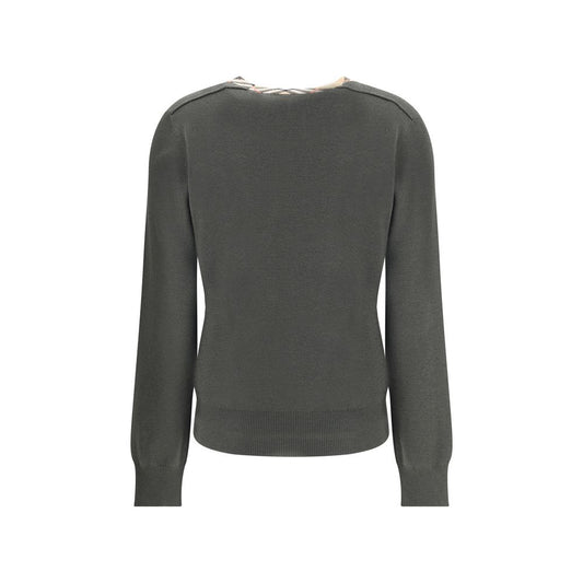 Wool Pullover with Check