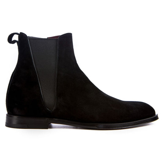 Bota de piel de becerro negra