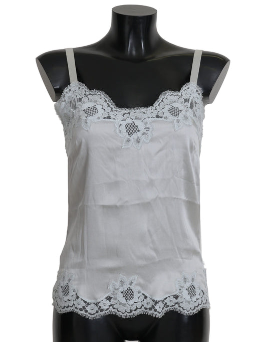 Vestido camisola de encaje de seda verde Lencería