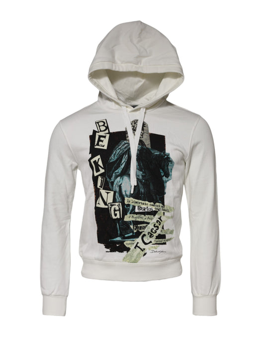 Sudadera con capucha blanca King Caesar