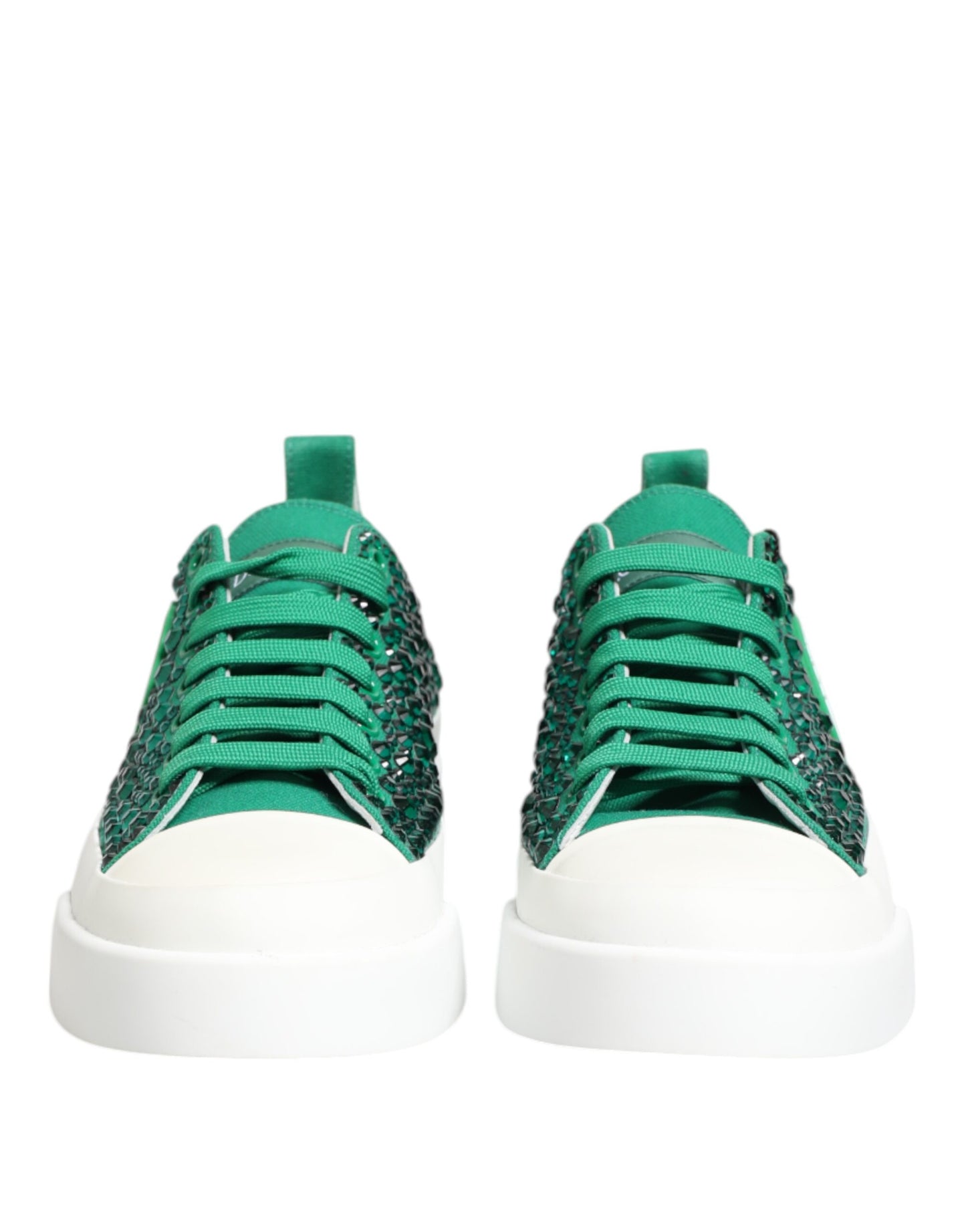 Zapatillas deportivas Portofino Crystal DG con logotipo en verde