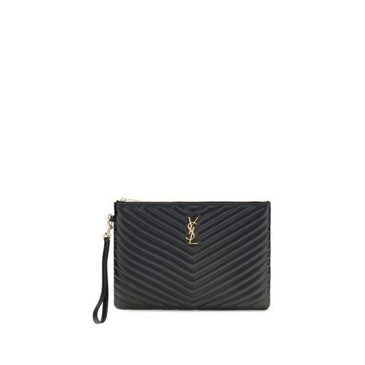 Matelassé leather Pouch